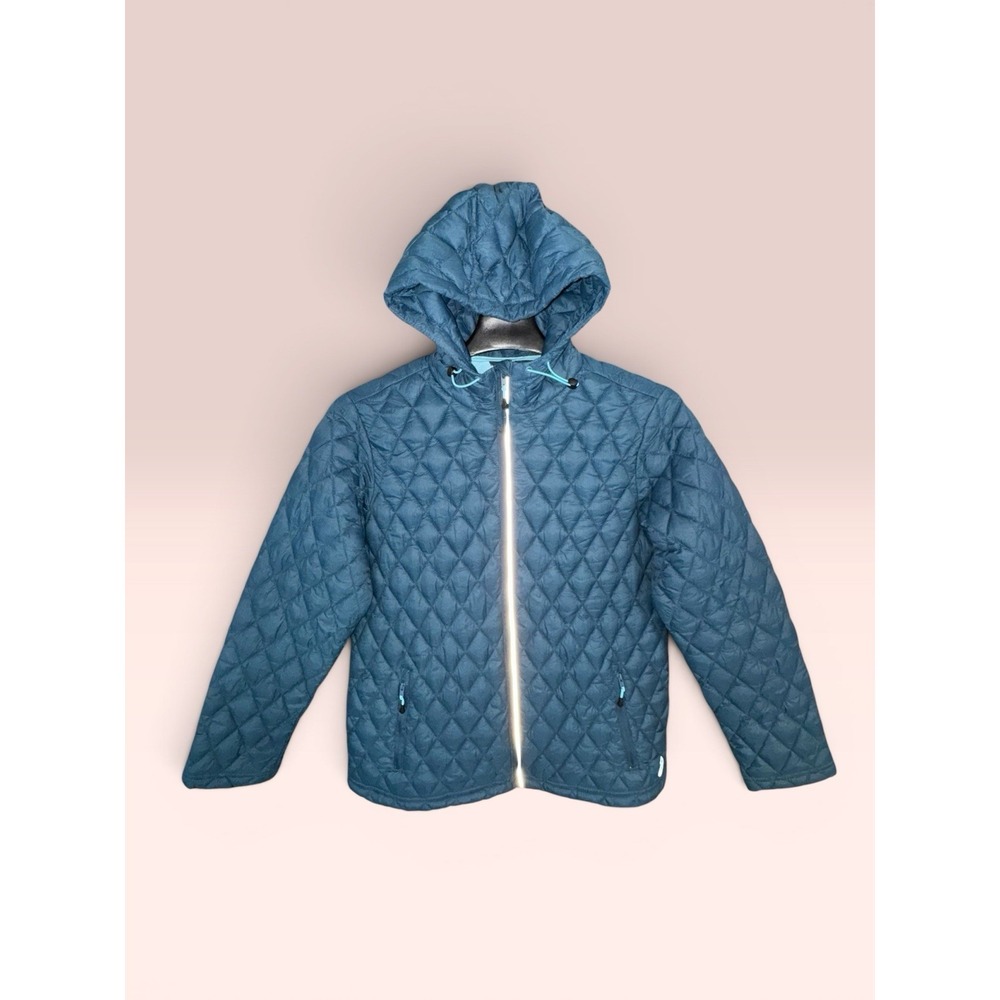 Asics Quilted Hooded Soft Shell Insulated Puffer Jacket Women's XL